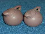 Ball shakers glazed dusty rose