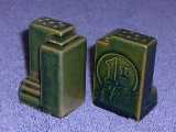 Advertising shakers glazed celedon