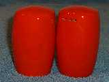 Short Plainsman shakers glazed flame